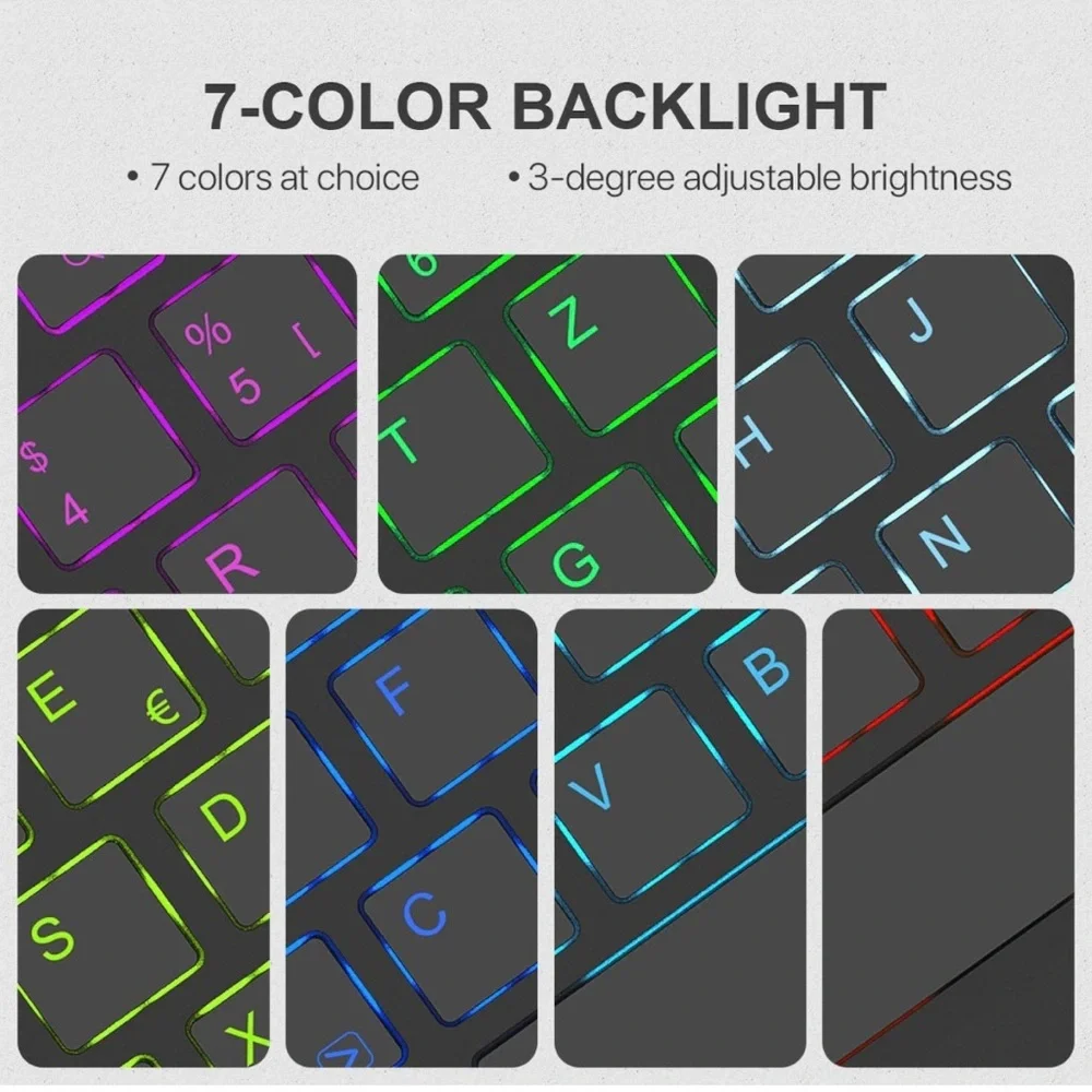 Bluetooth iPad black keyboard case with shortcut keys